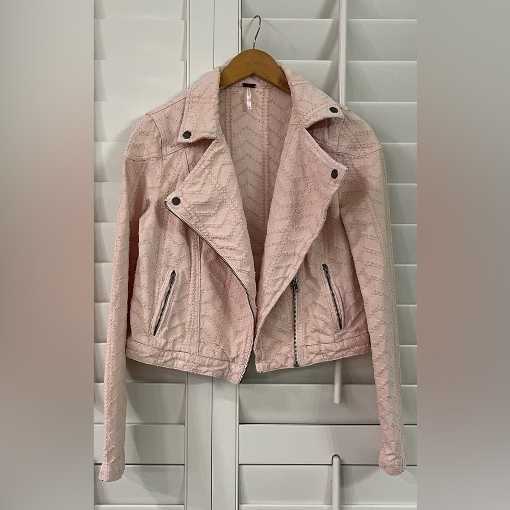 Free People Cotton Moto Jacket - Picture 4 of 11